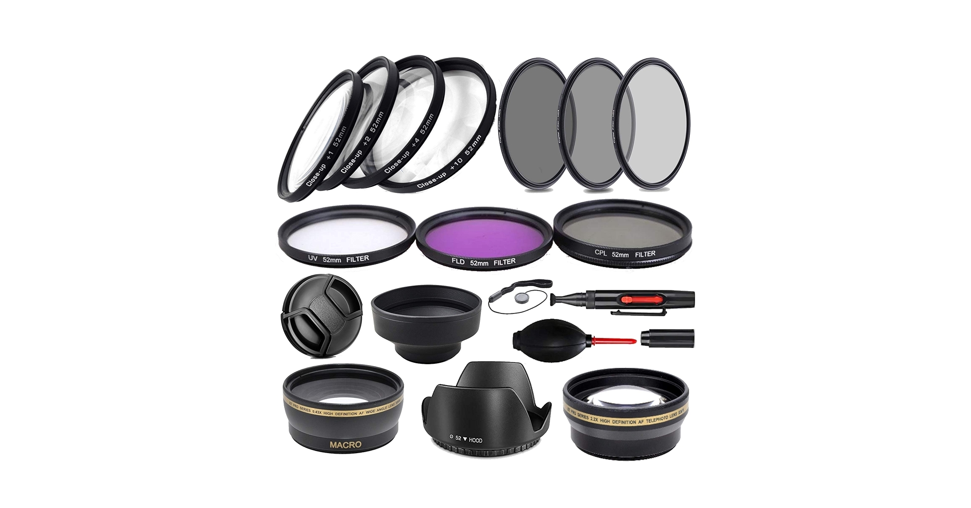 Amazon | 52mm 究極のニコンレンズフィルターアクセサリーバンドル(UV Amazon | 52mm 究極のニコンレンズフィルターアクセサリーバンドル(UV